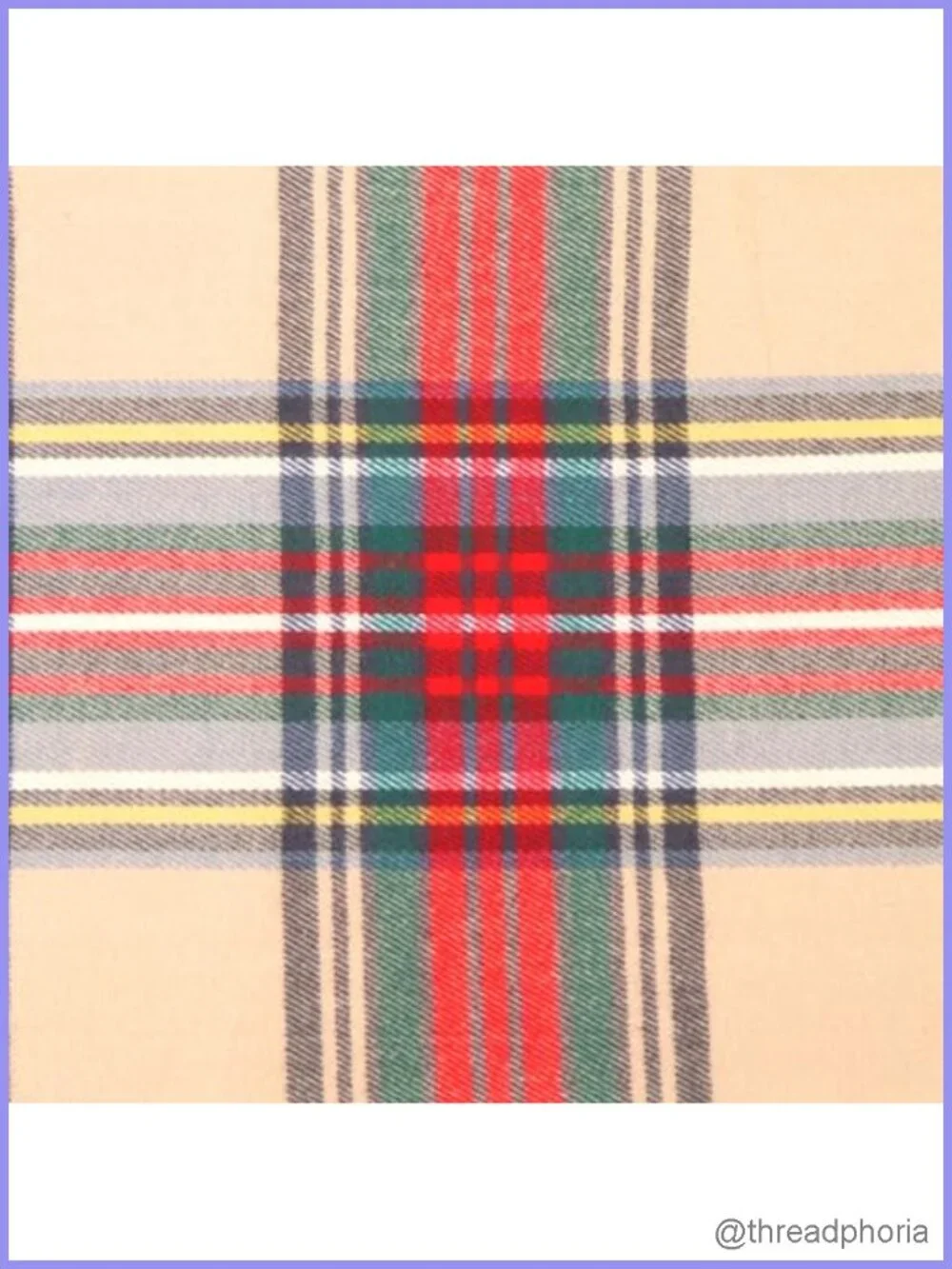 Women's Plaid Winter Scarf, 100% Acrylic, Lightweight 70x12in